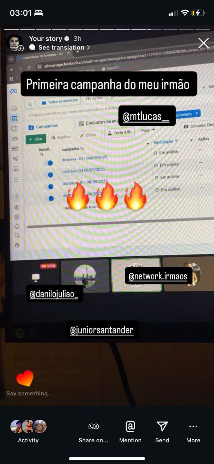 Exemplo de conteúdo do grupo 6